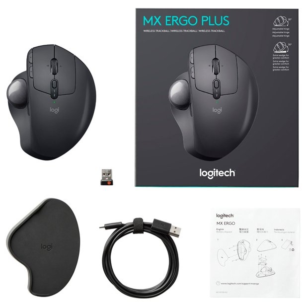 Logitech MX ERGO Black Bluetooth, фото 5
