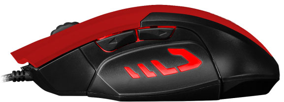 Мышь Jet.A Comfort OM-U54 LED (Red), фото 2