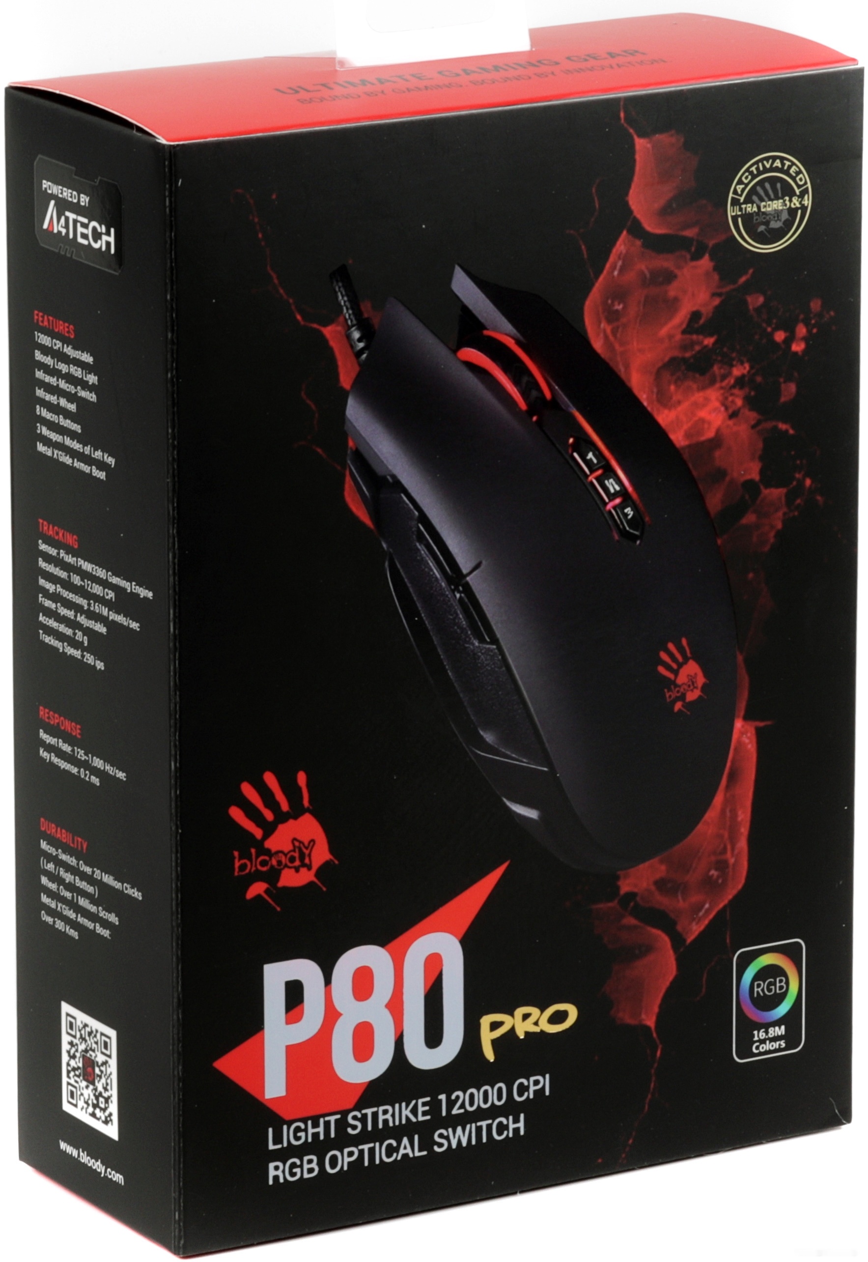 Игровая мышь A4Tech Bloody P80 Pro, фото 5
