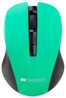 Мышь Canyon CNE-CMSW1GR Green USB