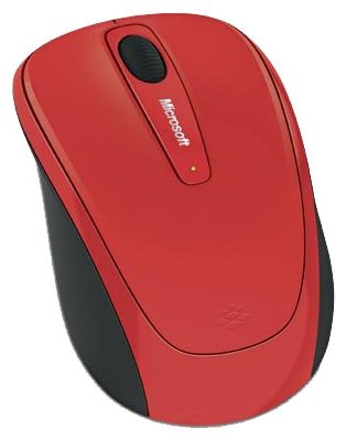Мышь Microsoft Wireless Mobile Mouse 3500 Limited Edition Flame Red USB, фото 1