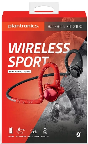 Наушники Plantronics BackBeat FIT 2100 (Black-Orange), фото 2