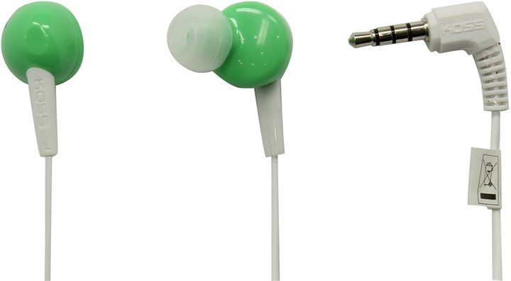 Наушники KOSS KEB6i (Green), фото 1