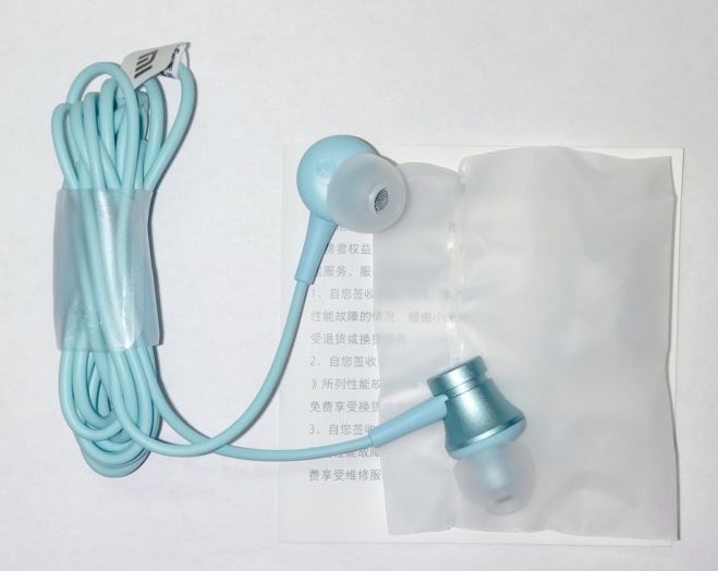Наушники Xiaomi Mi Basic Matte (Turquoise), фото 4