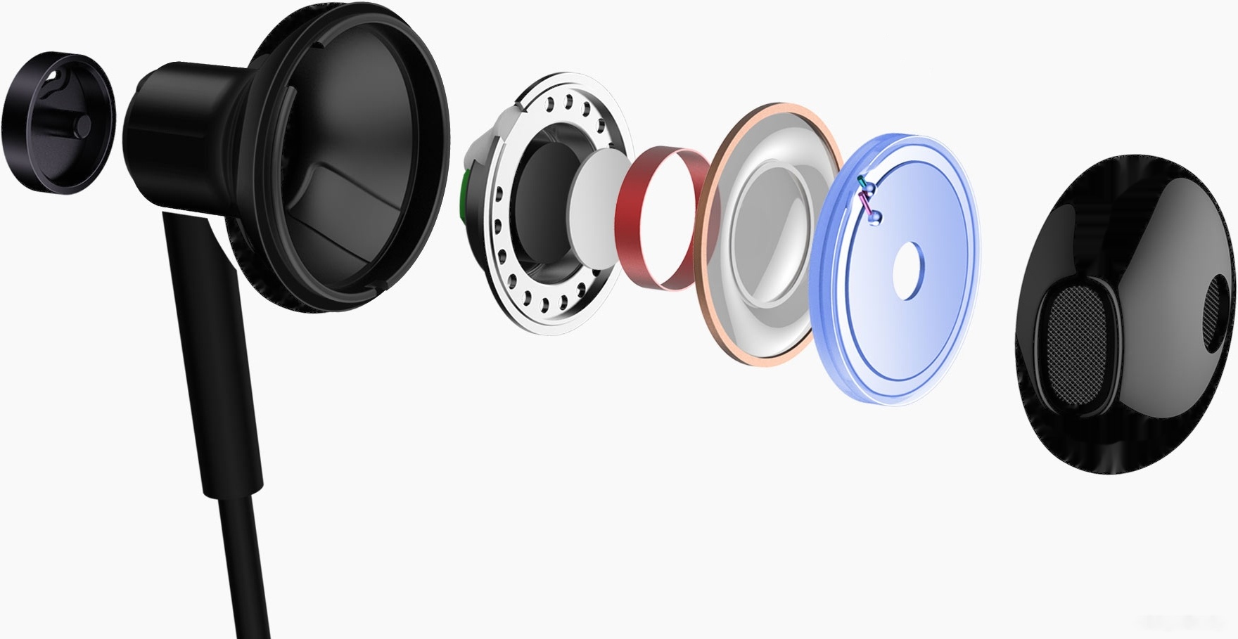 Наушники Xiaomi Dual Driver Earphones (черный), фото 6