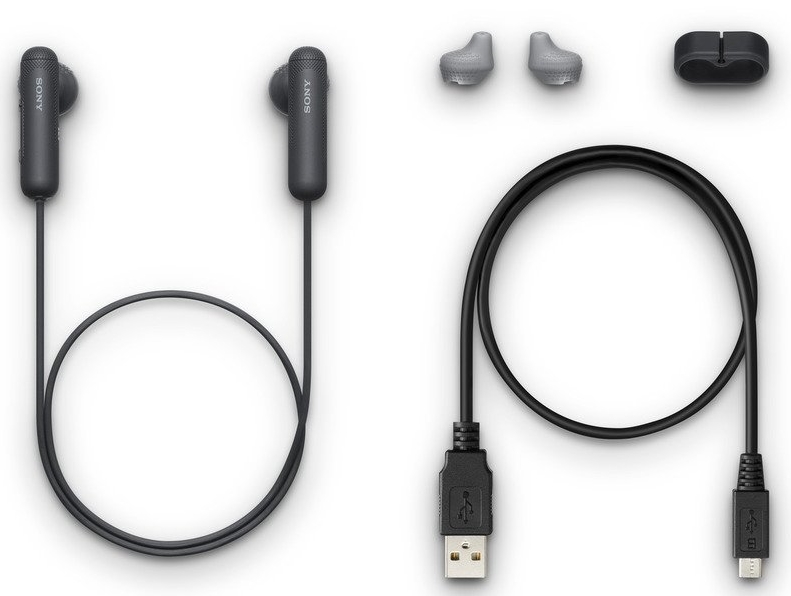 Наушники Sony WI-SP500 (Black), фото 5