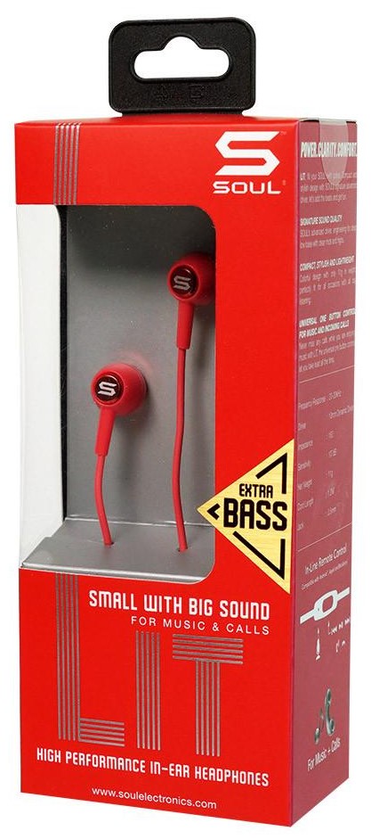 Наушники Soul Electronics Lit (Red), фото 2