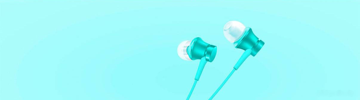 Наушники Xiaomi Mi In-Ear Headphones Basic HSEJ03JY (бирюзовый), фото 2