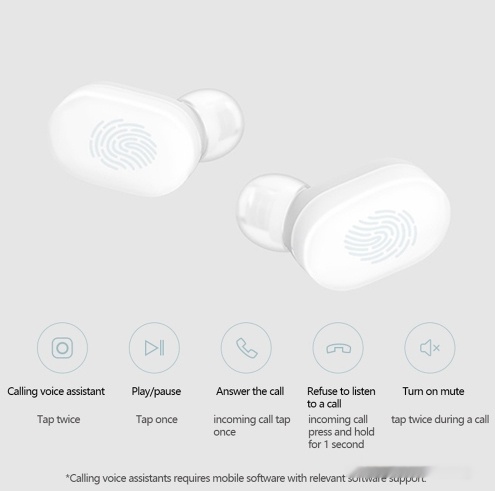 Наушники Xiaomi AirDots Youth Edition TWSEJ02LM (китайская версия), фото 5