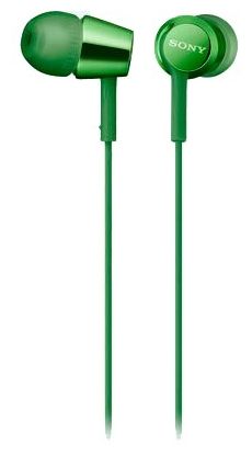 Наушники Sony MDR-EX155AP (Green), фото 1