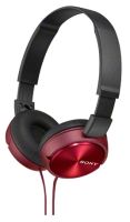Наушники Sony MDR-ZX310 red