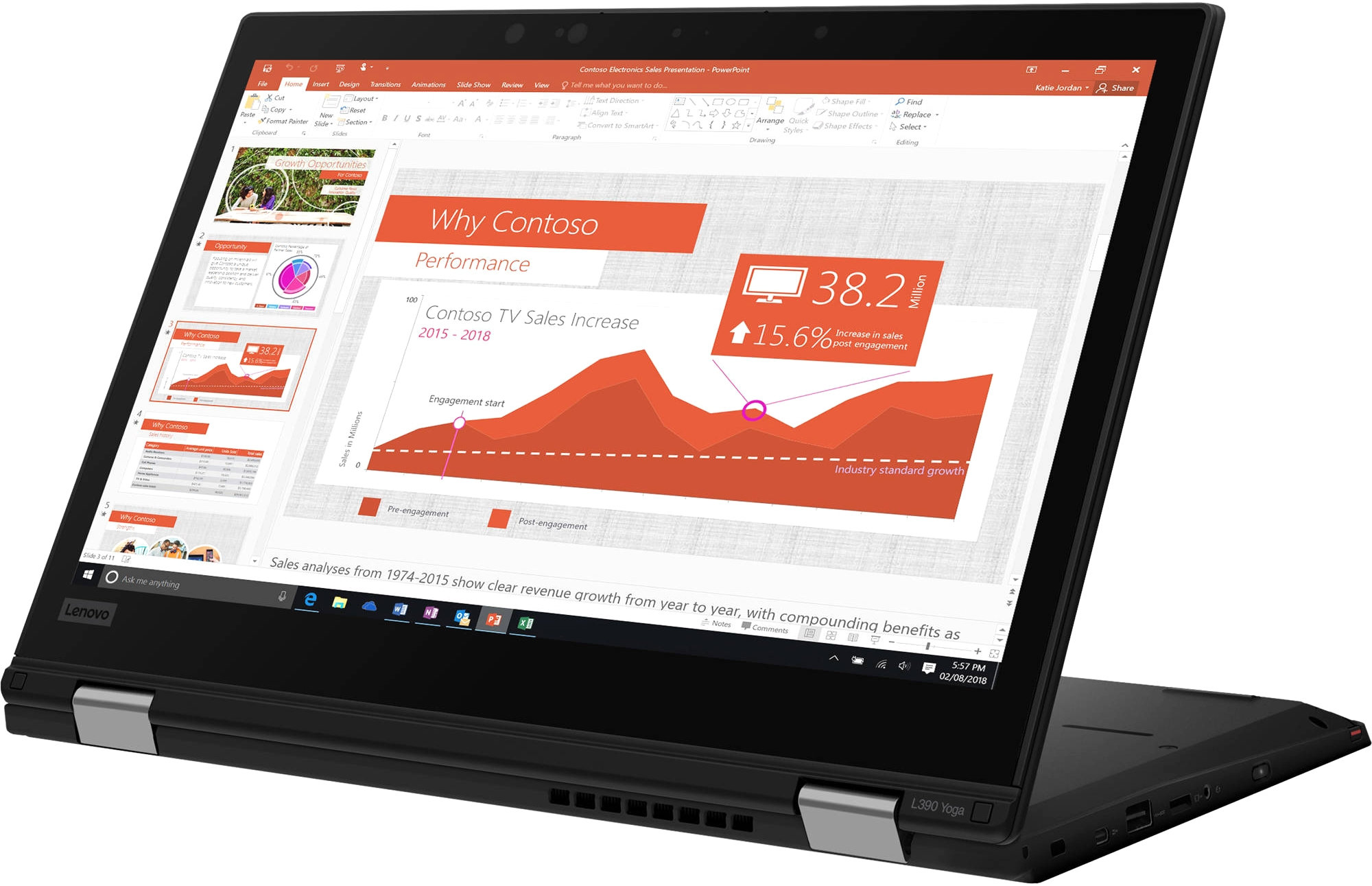 Ноутбук Lenovo ThinkPad L390 Yoga (20NT0010RT), фото 3