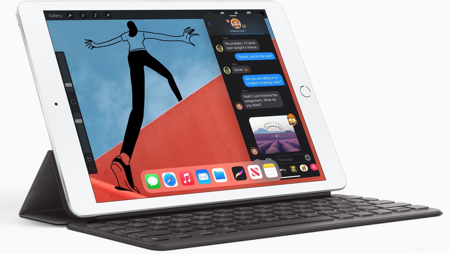 Планшет Apple iPad 10.2" 2020 32GB MYLA2 (серебристый), фото 8