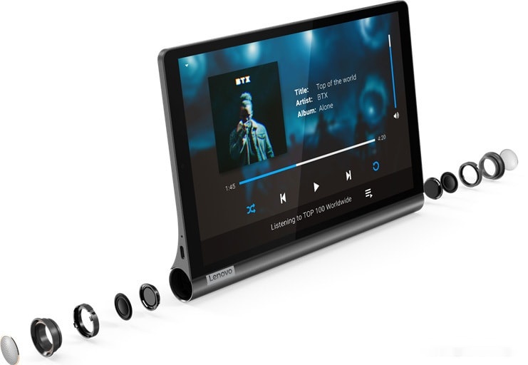 Планшет Lenovo Yoga Tab YT-X705F 32GB ZA3V0019UA (темно-серый), фото 5