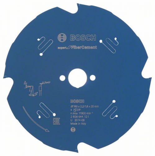Пильный диск по композитным материалам Bosch Expert for Fiber Cement 160x20