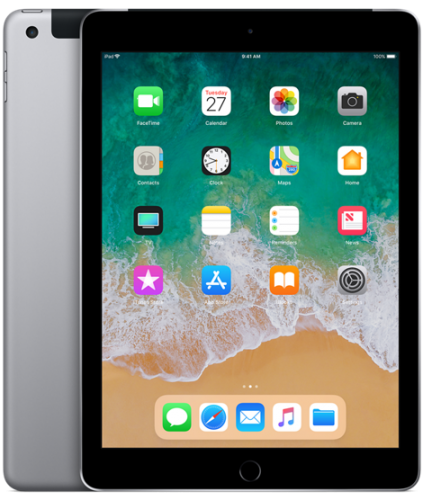 Планшет Apple iPad (2018) 32Gb Wi-Fi + Cellular (Space Gray) (MR6N2), фото 1