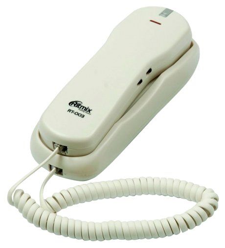 Проводной телефон Ritmix RT-003 (White), фото 1