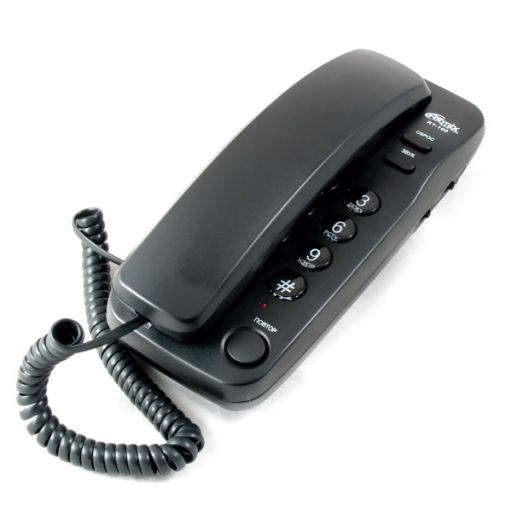 Проводной телефон Ritmix RT-100 black, фото 1