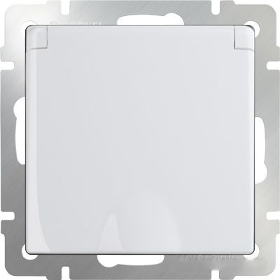 Розетка Werkel WL01-SKGSC-01-IP44 (белый)