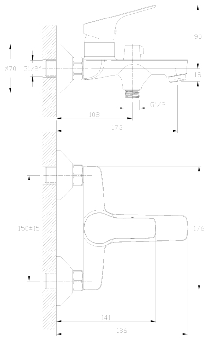 Смеситель Rossinka Silvermix RS29-31, фото 2