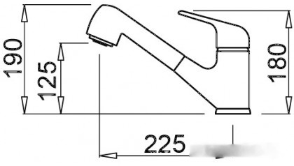 Смеситель Elleci Venere Titanium M73, фото 2