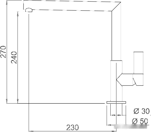 Смеситель Elleci Ares Tortora G43, фото 2