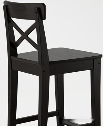Стул Ikea Ингольф (коричнево-черный) [503.605.04], фото 4