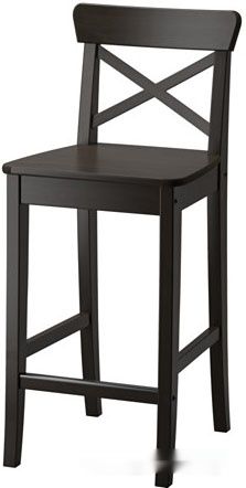 Стул Ikea Ингольф (коричнево-черный) [503.605.04], фото 1