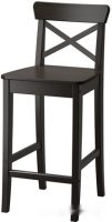 Стул Ikea Ингольф (коричнево-черный) [503.605.04]