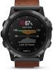  Garmin Fenix 5X Plus Sapphire (серый/коричневый кожаный)