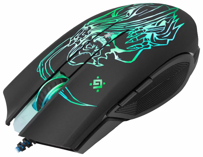 Мышь Defender Ghost GM-190L Black USB, фото 12