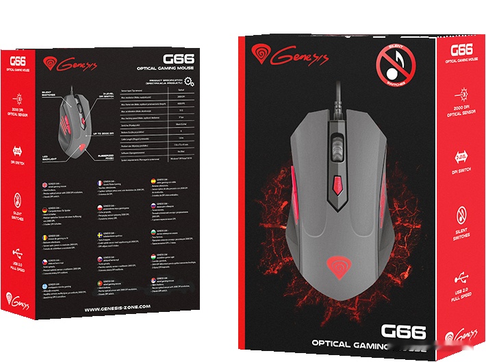 Игровая мышь Genesis G66, фото 4