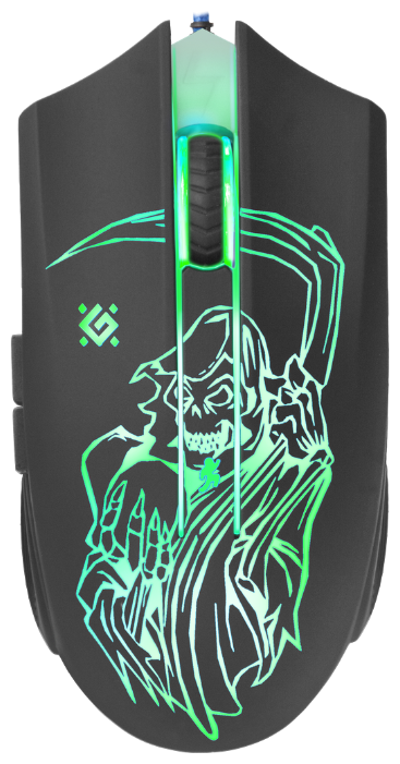 Мышь Defender Ghost GM-190L Black USB, фото 8