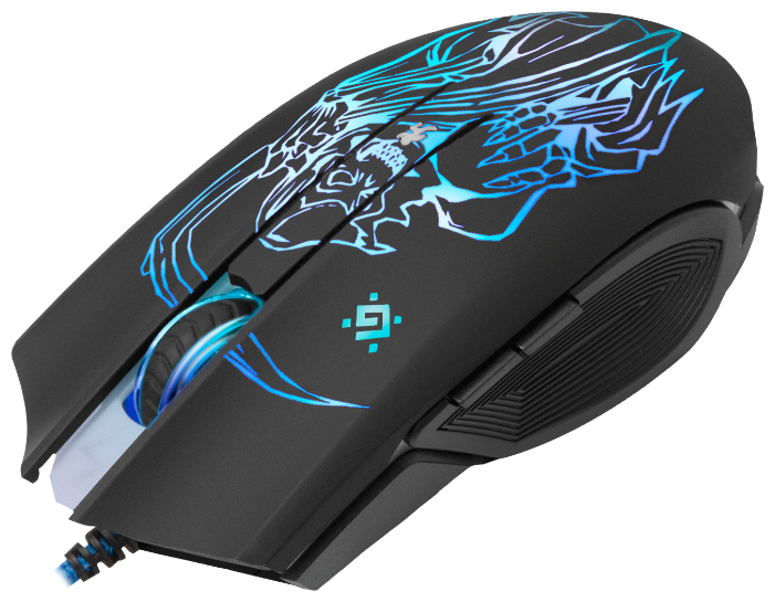 Мышь Defender Ghost GM-190L Black USB, фото 10