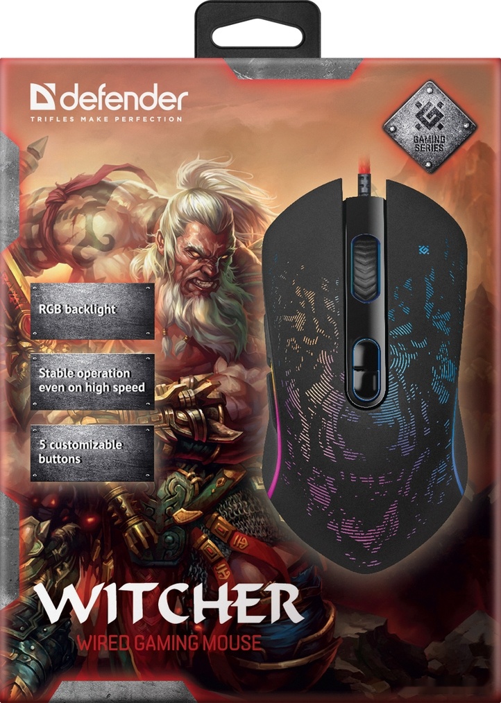 Игровая мышь Defender Witcher GM-990, фото 5