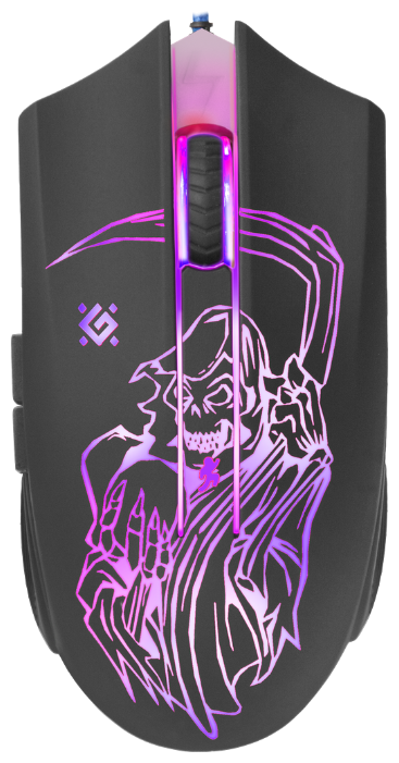 Мышь Defender Ghost GM-190L Black USB, фото 2