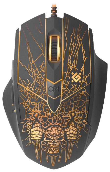 Мышь Defender Doom Fighter GM-260L Black USB, фото 2