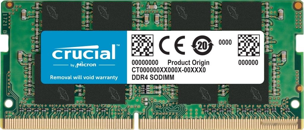 Оперативная память Crucial 8GB DDR4 SODIMM PC4-25600 CT8G4SFRA32A