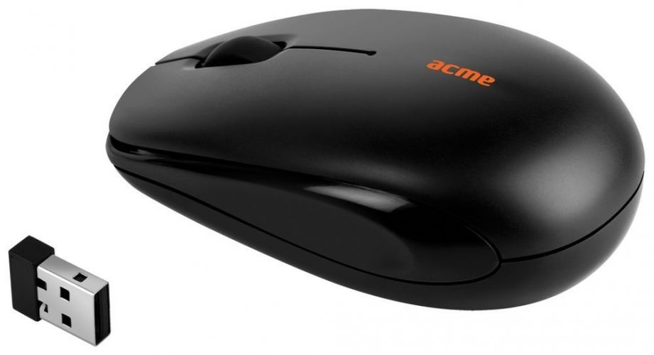 Мышь Acme MW12 Mini wireless optical mouse Black USB