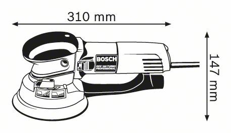 Шлифовальная машина Bosch GEX 150 Turbo Professional, фото 4