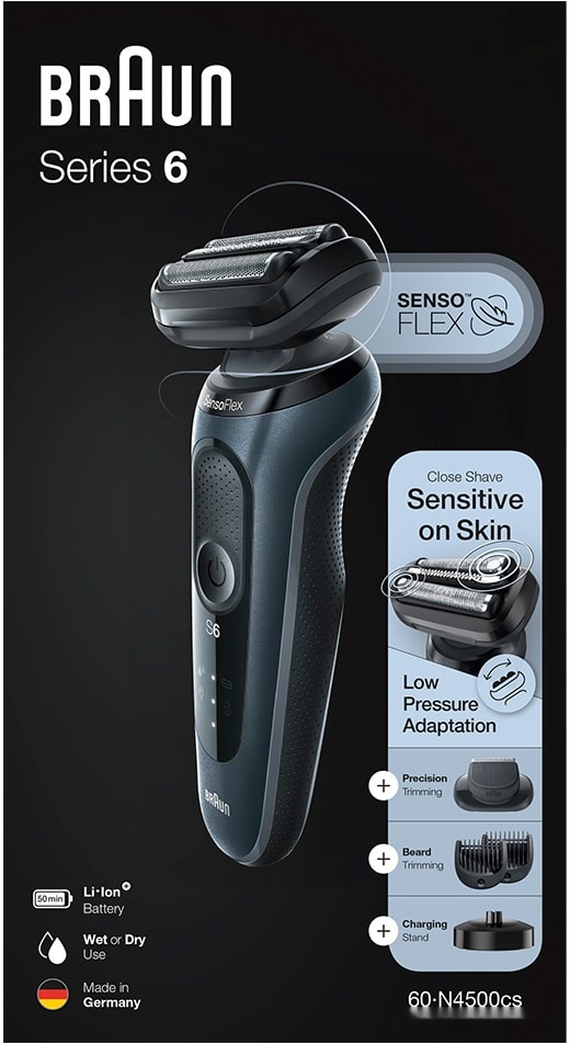 Электробритва Braun Series 6 60-N4500cs, фото 3