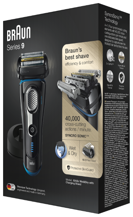 Электробритва мужская Braun 9242s Series 9, фото 2