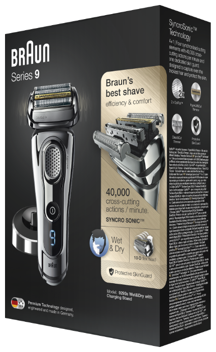 Электробритва мужская Braun 9293s Series 9, фото 3