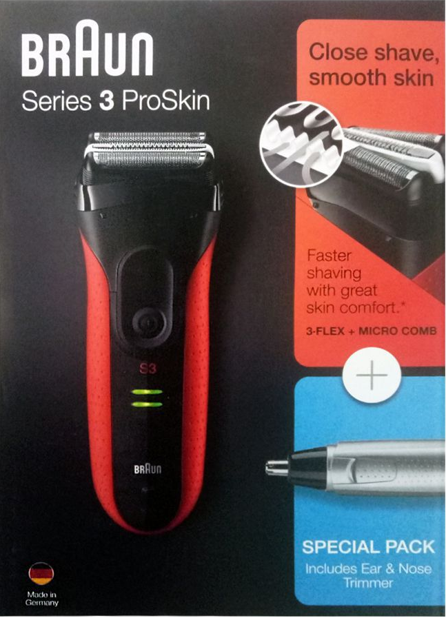 Электробритва мужская Braun 3030VS+EN10, фото 4