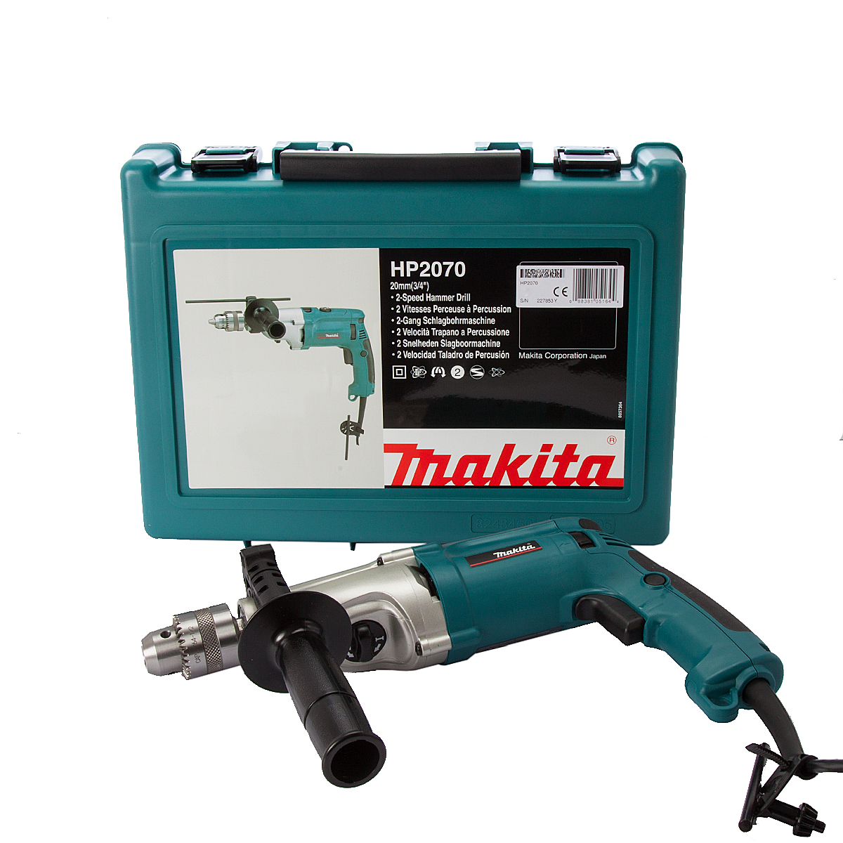 Дрель ударная Makita HP2070, фото 2