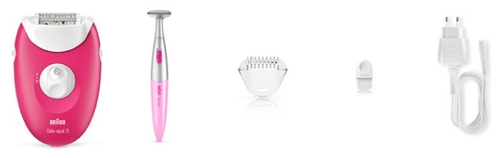 Эпилятор Braun 3420 Silk-epil 3 Legs & body, фото 2