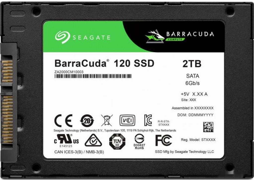 SSD Seagate BarraCuda 120 2TB ZA2000CM10003, фото 5