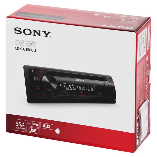 CD/MP3-магнитола Sony CDX-G1300U, фото 2