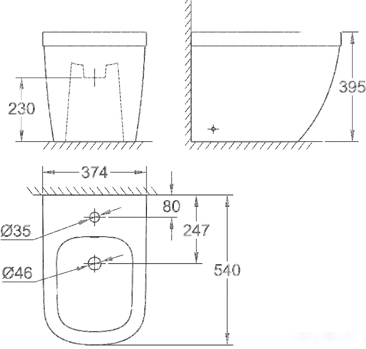 Биде Grohe Euro 39340000, фото 2