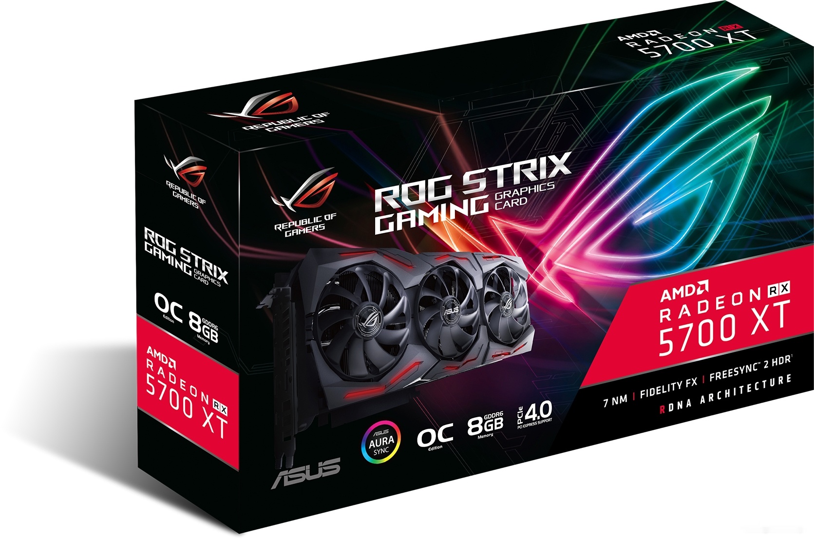 Видеокарта Asus ROG Strix Radeon RX 5700 XT OC edition 8GB GDDR6, фото 6